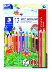 Цв. м-ви Staedtler NC 129 Super Jumbo, 10+2цв+остр