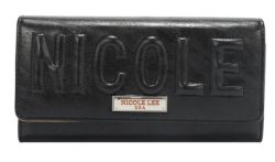 Портфейл Nicole Lee, 19x10x3.5 cm, ЧЕРЕН