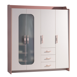 Четирикрилен гардероб ESTELLA