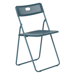 Сгъваем стол TRANAS - петролено син