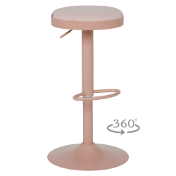 Бар стол BARACO - розов