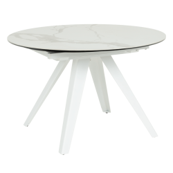 Разтегателна трапезна маса BOLKOW - бял 02