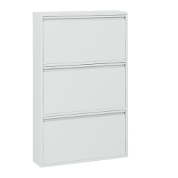 Метален шкаф за обувки Carmen CR-1228 E J - сив