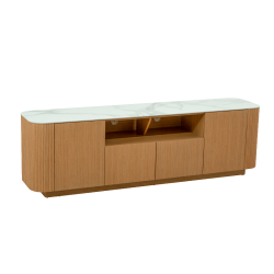 Тв шкаф KOLNO - бял / дъб