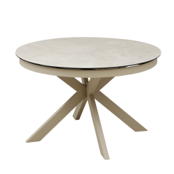 Разтегателна трапезна маса GABIN - пясъчно