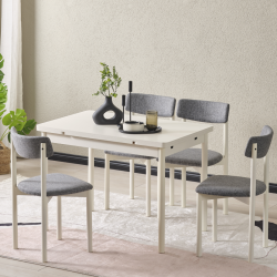 Разтегателна трапезна маса NEGRALS - крем мат SCM