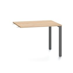 Помощен плот RFG Monaco, 1000 x 800 x 750 mm, ПДЧ 25 mm, плот бряст, черен метал