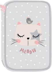 Несесер Street Meoow, 3 ципа, празен, 20x13x8cm