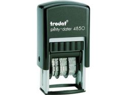 Печат-датник Trodat 4850, 3.8mm,с клише,25х5mm,чер
