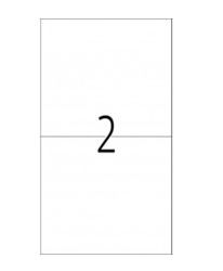 Етикети A4 Herma 210x148 mm, 2 етикета на лист
