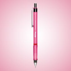 Комплект Rotring Visuclick автоматичен молив, гума, графити, розов 0,5