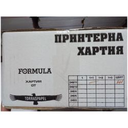 Безконечна хартия 240/11/2 630л/каш.,Formula,  цветна