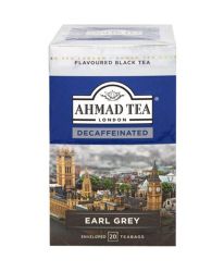 Черен чай  Ahmad Tea Earl Grey, безкофеинов
