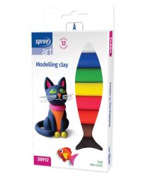 Пластилин Spree Art 12 цвята