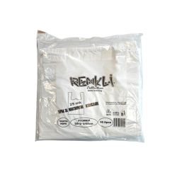 Торбичка Renkli 35х65см,50бр Бял