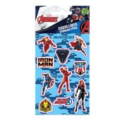 Стикери Diakakis Avengers, 8x12см, 5листа