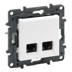 Мрежова розетка LEGRAND Niloe 2x RJ45 UTP Cat.6