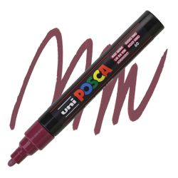 Перманентен маркер Uni Posca PC-5M на водна основа Тъмно червен