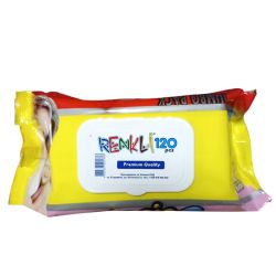 Мокри кърпи Renkli с капак, 120 бр