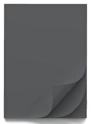 Цветен картон B1, 70x100cm, 220g, 10 листа, ЧЕРЕН