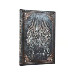 Paperblanks Тефтер Game of Thrones, Midi, твърда корица, широки редове, 72 листа