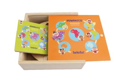Beleduc Пъзел Континенти, дървен