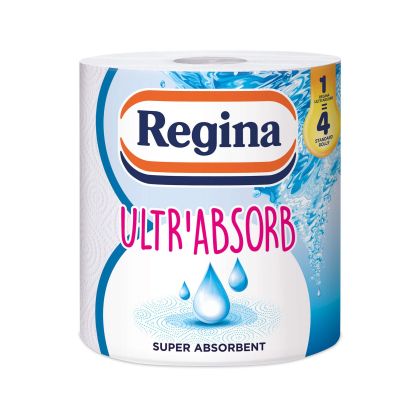 Кухненска ролка Regina Ultra Absorb, целулоза, трипластова, 1 брой, 220 къса