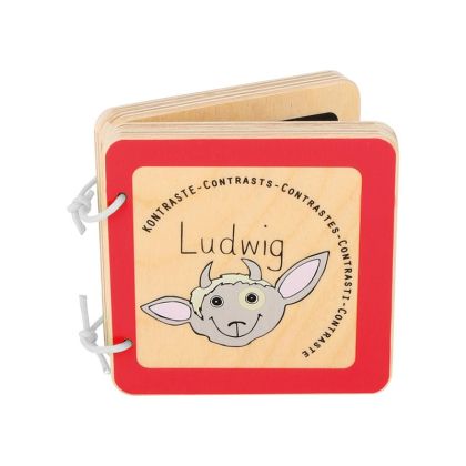 Small Foot Бебешка книжка Ludwig, дървена