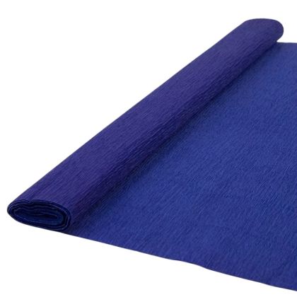 Foska Креп хартия, 50 х 200 cm, 10 листа, тъмносиня