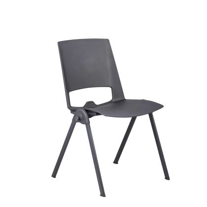 Посетителски стол RFG Sweet Black, полипропилен, до 120 kg, черен, 4 броя в комплект