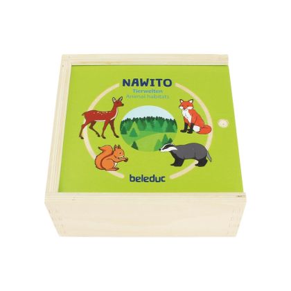 Beleduc Пъзел Местообитания, дървен