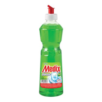 Препарат за миене на съдове Medix Classic, ябълка, 500 ml, зелен