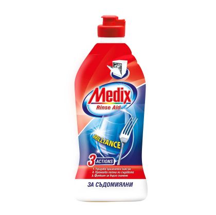 Гланц за съдомиялна машина Medix Rinse Aid, 450 ml, 0.5 l