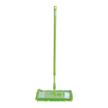 Моп, микрофибърен-плюшен, с дръжка