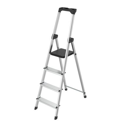 Стълба Twin, алуминиева, 3+1 стъпала