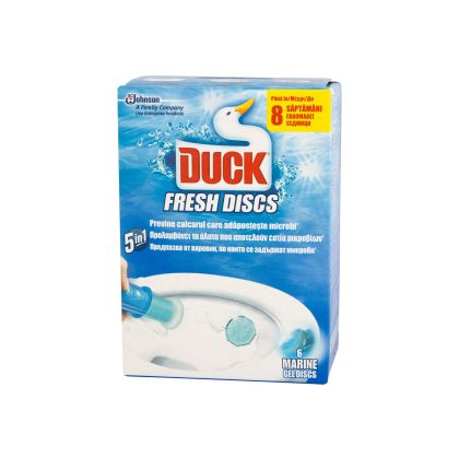 Ароматизатор за тоалетна Duck Fresh Discs, гел, океан, 36 ml