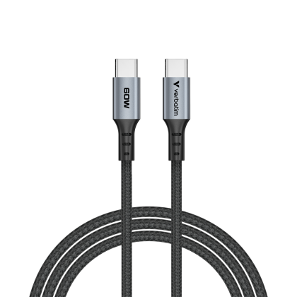 Verbatim Кабел Sync & Charge, USB Type-C към USB Type-C, 60 W, 120 cm