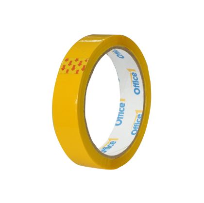 Office 1 Тиксо, 18 mm x 60 m, жълто, 8 броя