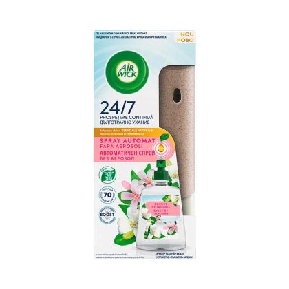 Ароматизатор Air Wick Active Fresh, с включен пълнител, жасмин, 228 ml