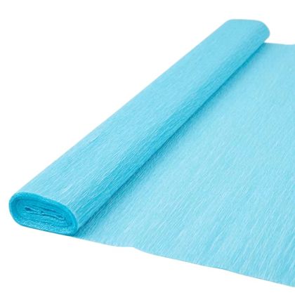 Foska Креп хартия, 50 х 200 cm, 10 листа, светлосиня