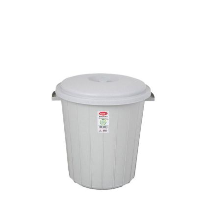 Кош Planet с капак UP108, 25 L, сив, 34.5 х 34.5 х 36.3 cm