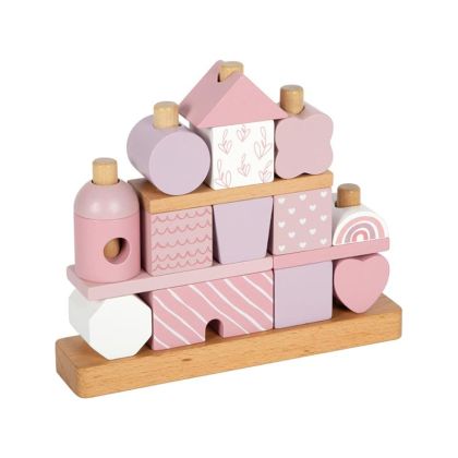 Small Foot Къщичка за надграждане, пастелнорозова