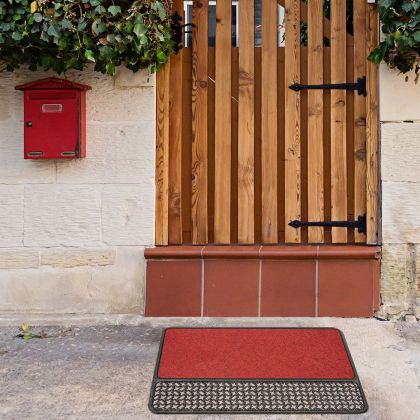 Изтривалка Olivo Astro, 100% полипропилен, 40 х 60 cm, червена