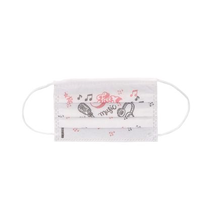 Маска за еднократна употреба EP, трислойна, с детски мотиви, 12 броя