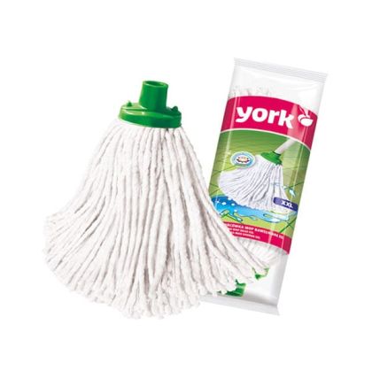 Парцал за под York, памучен, въже, 280 g, без дръжка, с конусовидна резба