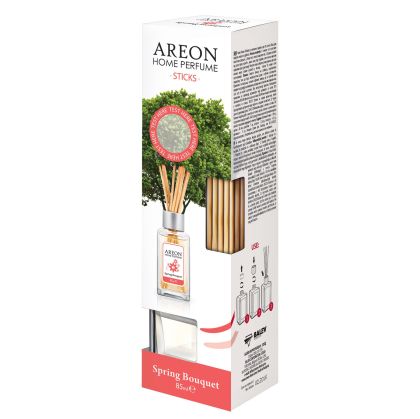 Ароматизатор Areon Home Perfume, пръчици, пролетен букет, 85 ml