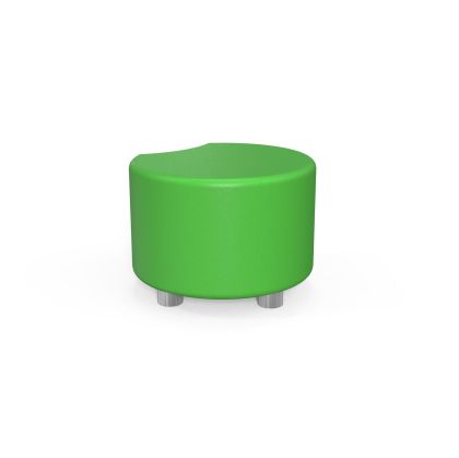 Табуретка RFG Moon, кръгла, екокожа, 60 х 60 х 43 cm, зелена