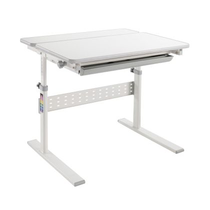 Бюро RFG Ergo Kids, с регулируема височина, детско, 800 х 660 х 540-760 mm, ПДЧ, сиво