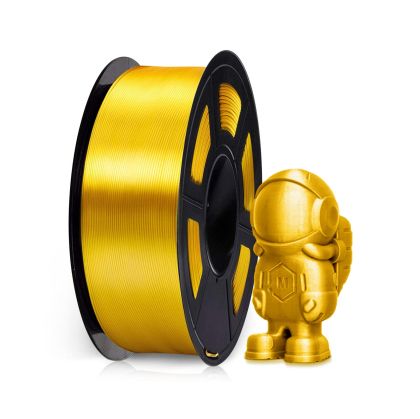 Филамент за 3D принтер Silk, PLA+, 1.75 mm, 1 kg, златист