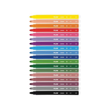 Milan Флумастери, 18 цвята в опаковка